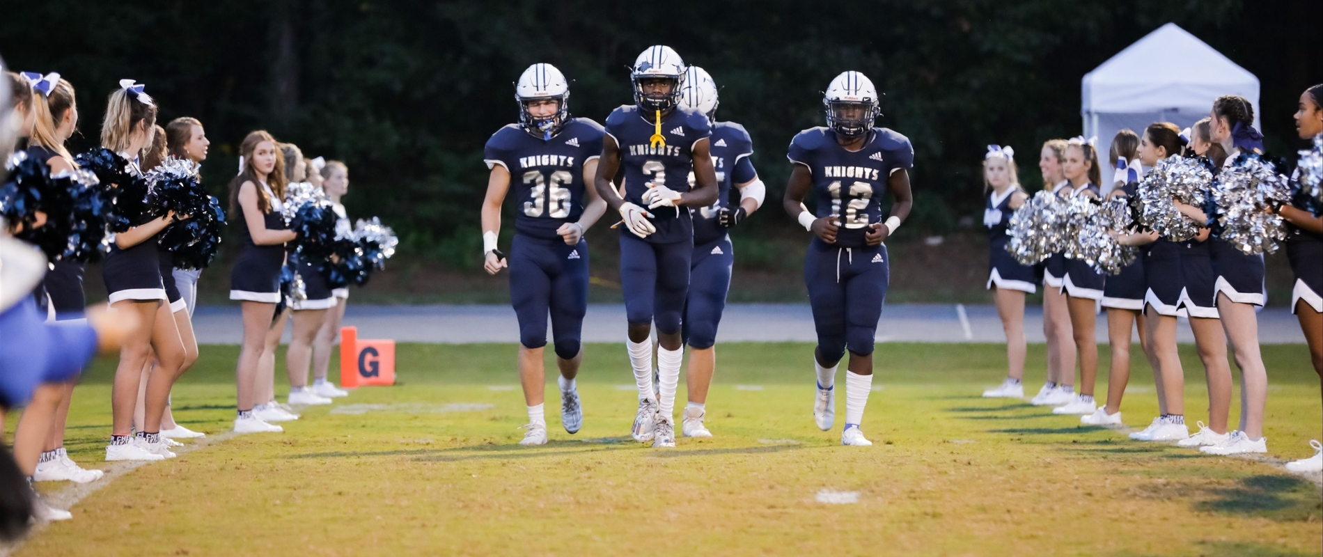 Saint Francis School High School Football Team Captains Walkout