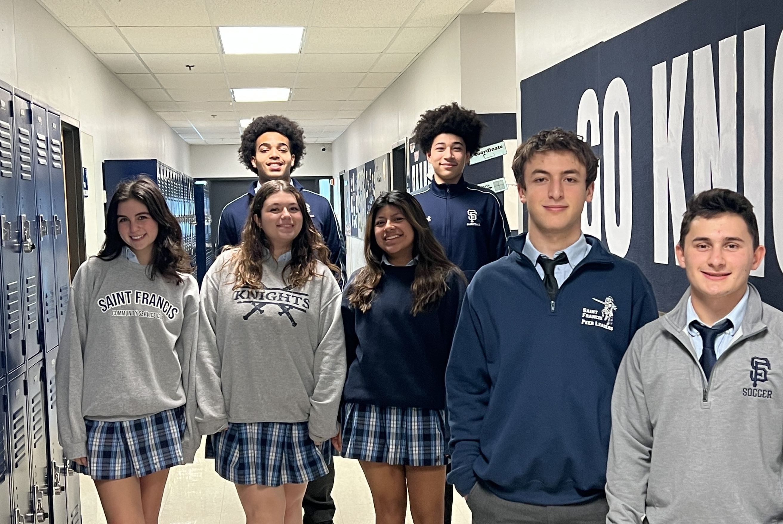 Saint Franci School Peer Leaders & Squires from the Milton and Roswell Campuses width=