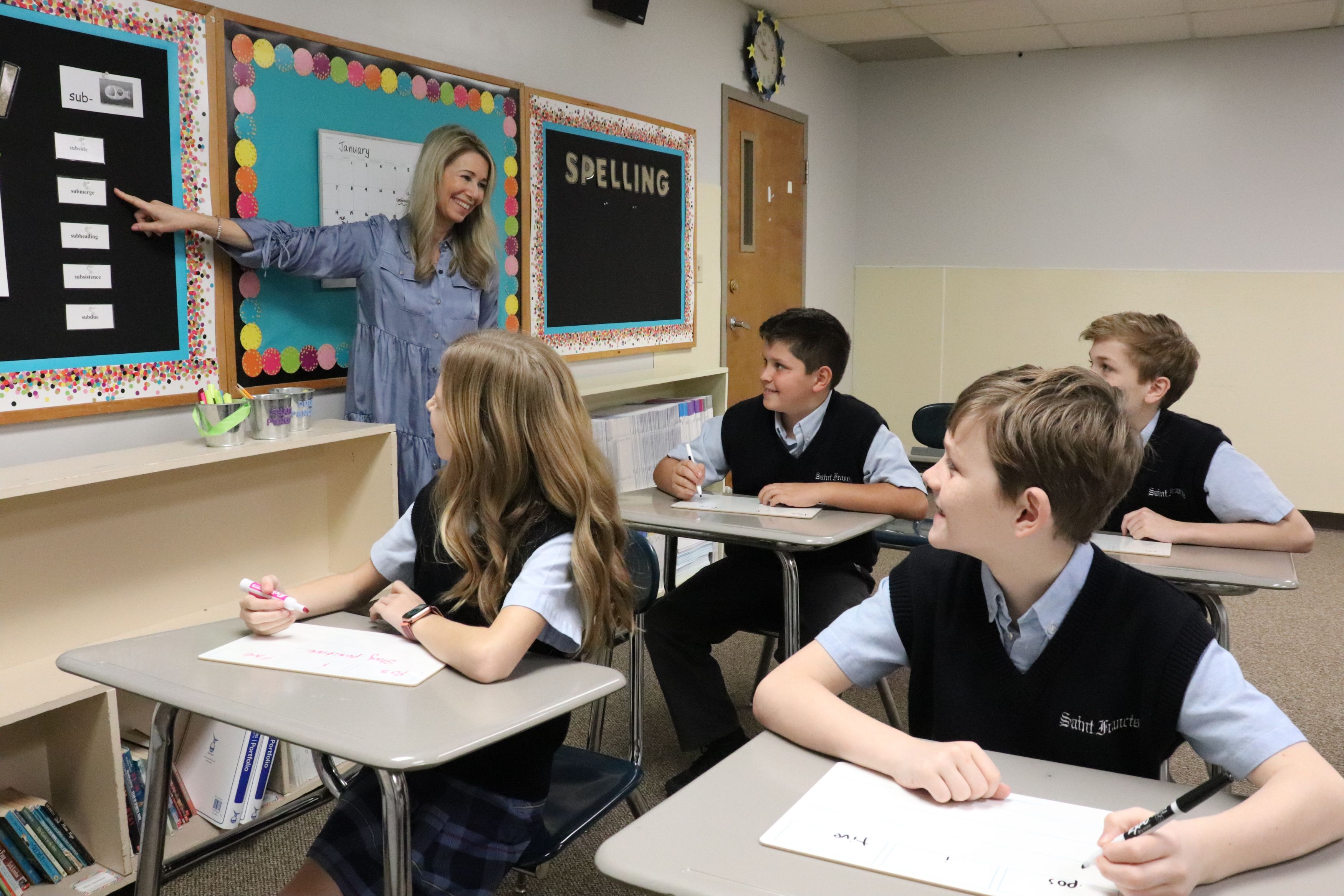 These tools promote preparedness and structure at both school and home at Saint Francis Elementary School