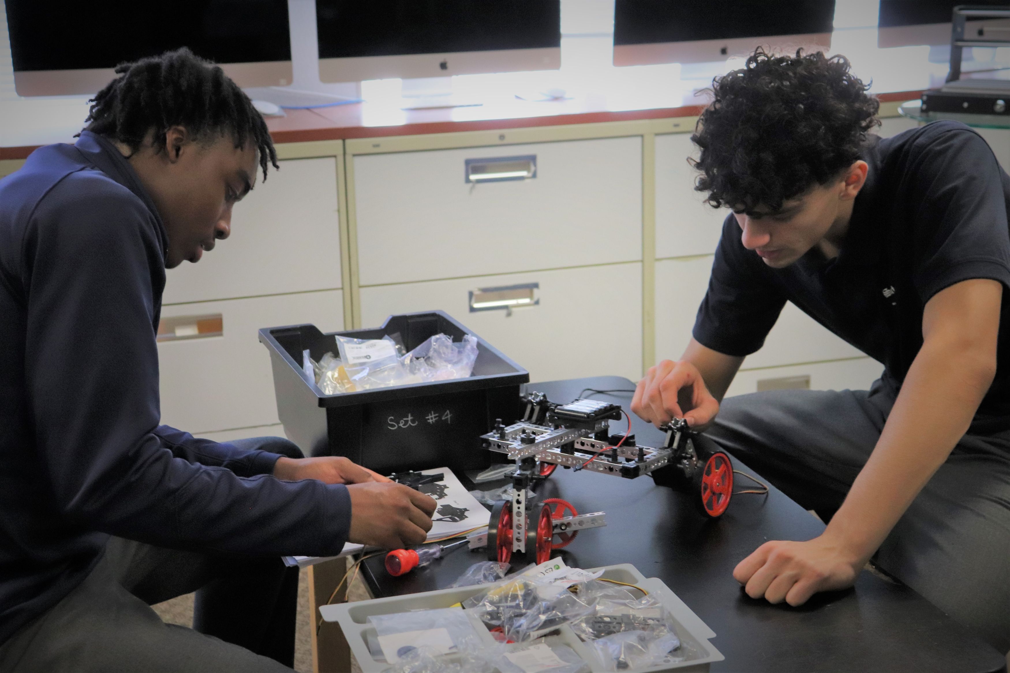 Advanced students at Saint Francis Robotics take their skills to the next level with C++, Java, and AI-powered automation, programming custom-built robots for real-world applications
